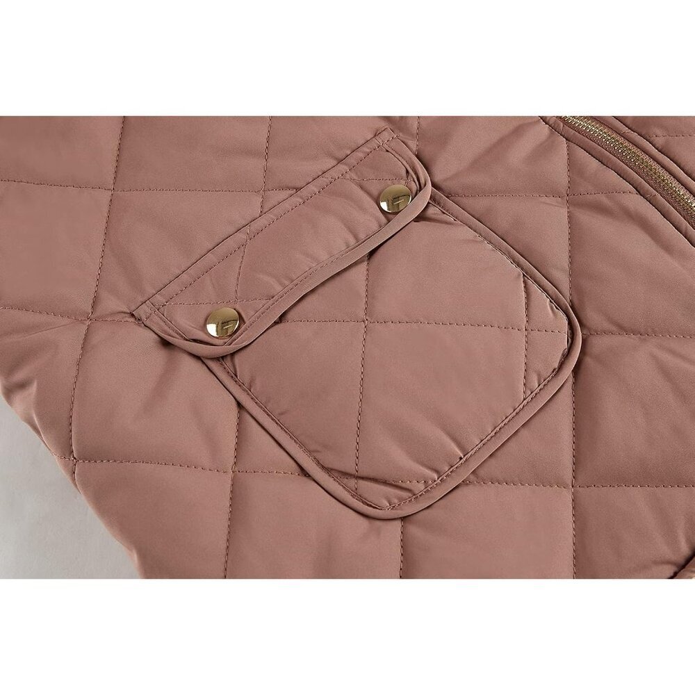 Womens Reversible Quilted Sherpa Fleece Sports Vest Large Lightweight - Picture 5 of 5